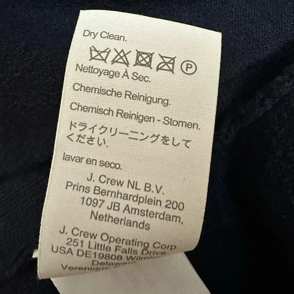 J. Crew Camille shrunken sweater-blazer Navy Size Small - Picture 7 of 7